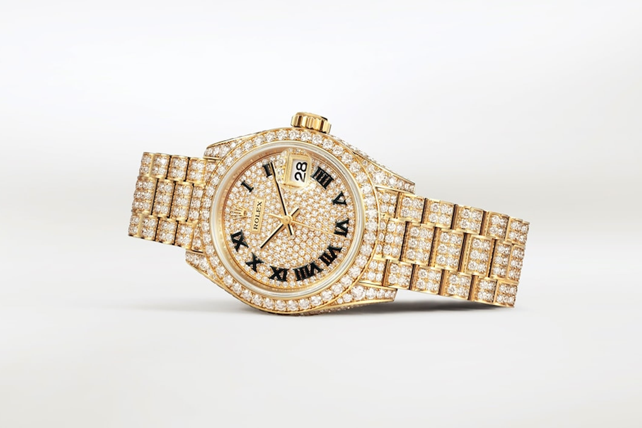 Novedades de Rolex 2021: Oyster Perpetual Lady-Datejust en oro amarillo engastado de diamantes